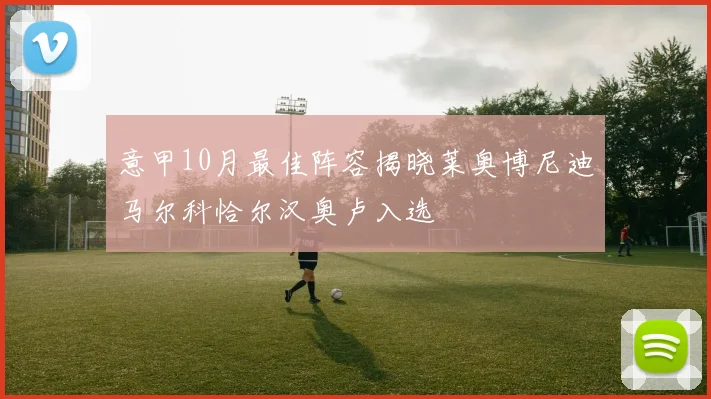 意甲10月最佳阵容揭晓莱奥博尼迪马尔科恰尔汉奥卢入选